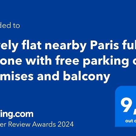Lovely Flat Nearby Paris Fully Redone With Free Parking On Premises And Balcony クリシー エクステリア 写真