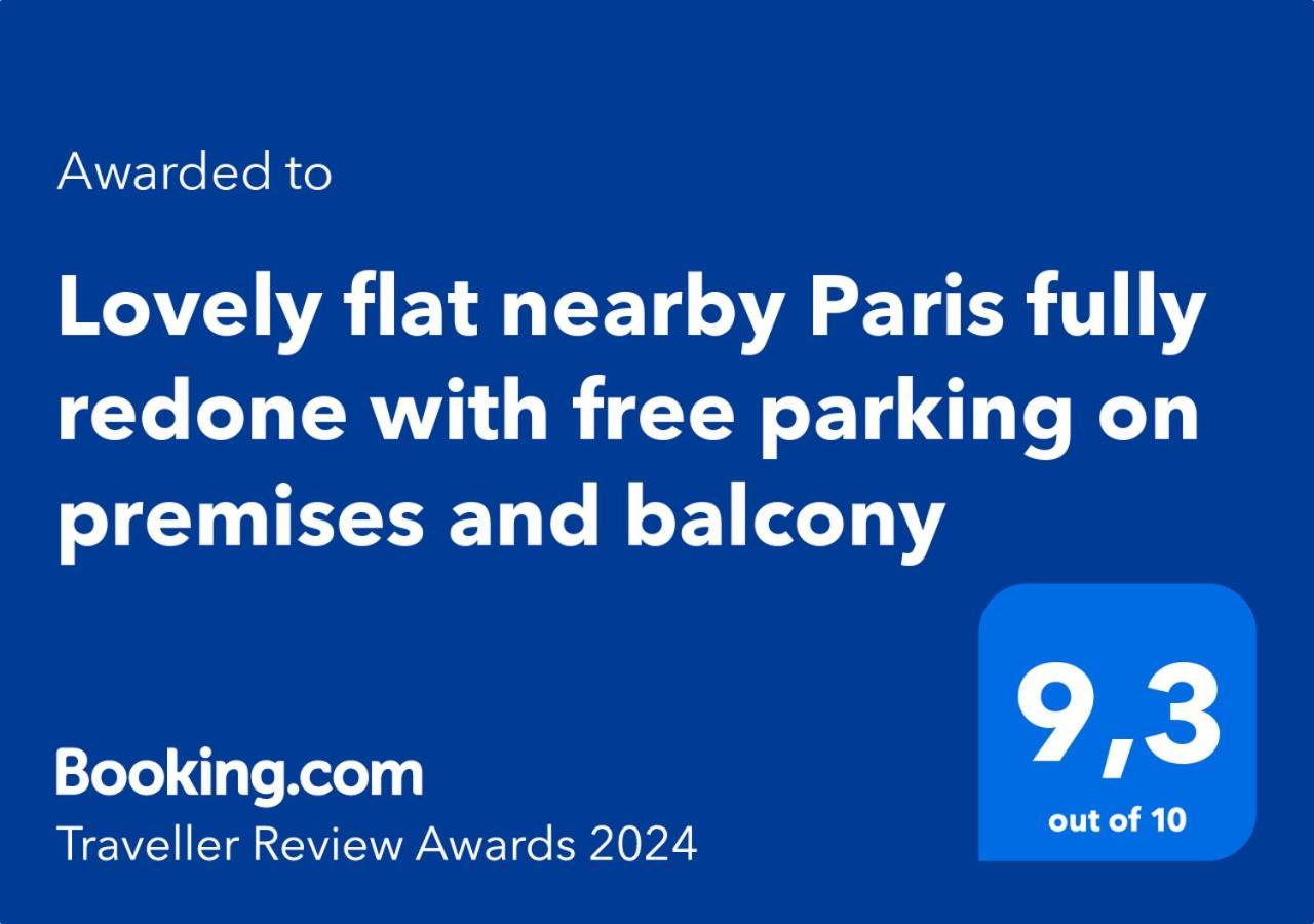 Lovely Flat Nearby Paris Fully Redone With Free Parking On Premises And Balcony クリシー エクステリア 写真